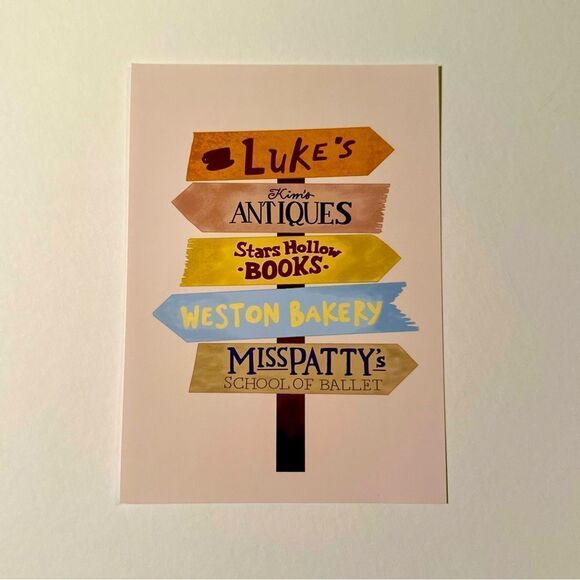 Gilmore Girls Stars Hollow Print - Picture 1 of 3